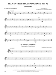 Belwin Very Beginning Band Kit #2: E-flat Baritone Saxophone