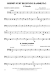 Belwin Very Beginning Band Kit #2: 1st Trombone