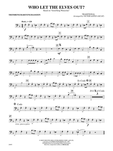 Who Let the Elves Out?: 1st Trombone
