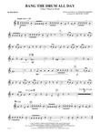 Bang the Drum All Day (I Don't Want to Work): 1st B-flat Trumpet