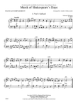 Musik of Shakespeare's Daye: Piano Accompaniment