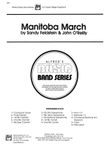 Manitoba March: Score