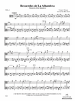 Recuerdos de la Alhambra: Viola