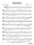 Tatarian Dances: B-flat Bass Clarinet