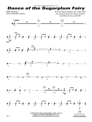 Dance of the Sugar Plum Fairy: 1st Percussion