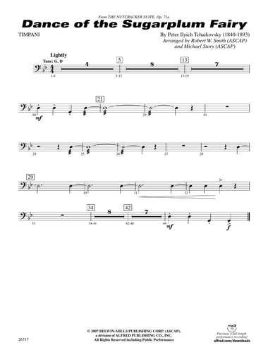 Dance of the Sugar Plum Fairy: Timpani