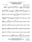 A Christmas Festival: E-flat Alto Saxophone