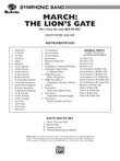 March: The Lion's Gate (Movement 1 from Sea to Sky): Score mini preview