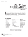 Snow Day Celebration!: Score