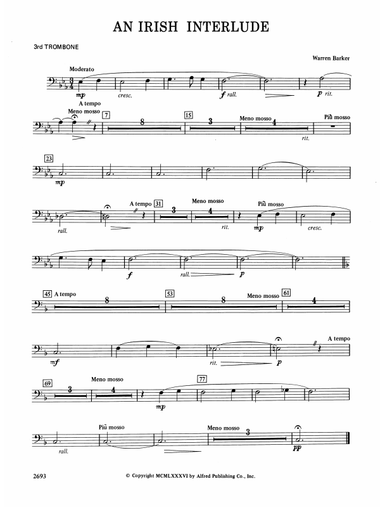 An Irish Interlude: 3rd Trombone