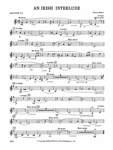 An Irish Interlude: Baritone T.C.