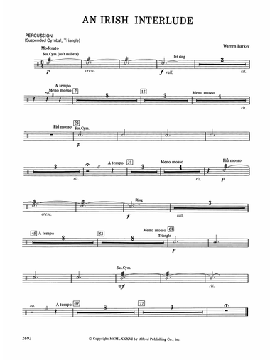 An Irish Interlude: 1st Percussion