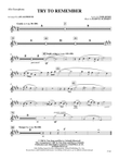 Try to Remember (from The Fantasticks): E-flat Alto Saxophone