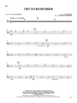 Try to Remember (from The Fantasticks): String Bass