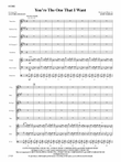 You're the One That I Want (from Grease): Score
