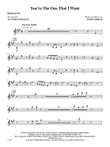 You're the One That I Want (from Grease): E-flat Baritone Saxophone