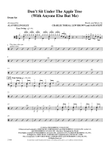 Don't Sit Under the Apple Tree (With Anyone Else but Me): Drums