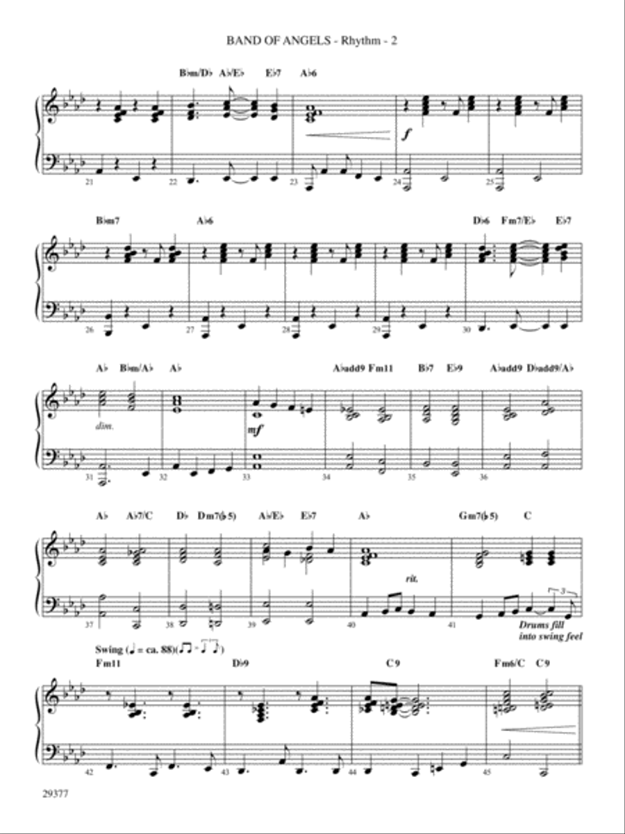 Band of Angels: Master Rhythm Part scores gallery preview page 2