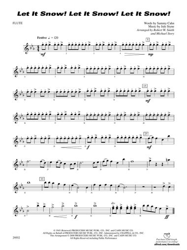Let It Snow! Let It Snow! Let It Snow!: Flute