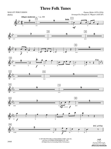 Three Folk Tunes: Mallets