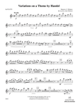 Variations on a Theme by Handel: Flute
