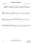 Poem for Orchestra: 3rd B-flat Trumpet