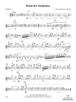 Poem for Orchestra: 1st Violin