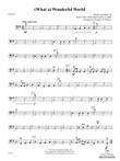 (What A) Wonderful World: Cello