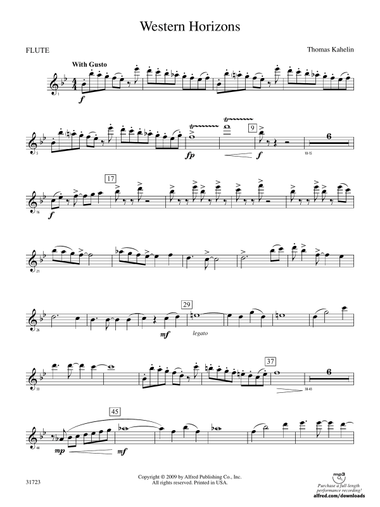 Western Horizons: Flute