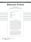 English Fugue: Score