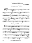 Two Classic Miniatures: 2nd B-flat Clarinet