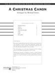 A Christmas Canon: Score