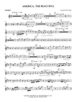 America, the Beautiful: 1st B-flat Trumpet