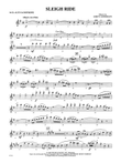 Sleigh Ride: E-flat Alto Saxophone