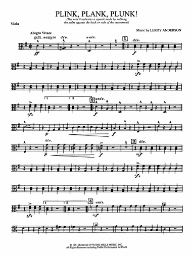 Plink, Plank, Plunk!: Viola