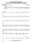 To Dance in the Secret Garden: 1st Percussion