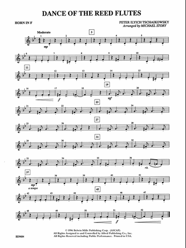 Dance of the Reed Flutes: 1st F Horn