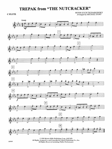 Trepak from The Nutcracker: Flute