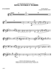 Song Without Words: 1st B-flat Trumpet mini preview