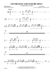 Let Heaven and Nature Sing!: 1st Percussion mini preview