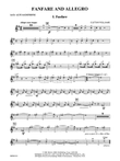 Fanfare and Allegro: E-flat Alto Saxophone