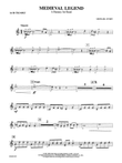 Medieval Legend (A Fantasy for Band): 1st B-flat Trumpet mini preview