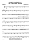 George Washington Bicentennial March: 2nd F Horn mini preview