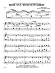 Irish Tune from County Derry: Piano Accompaniment