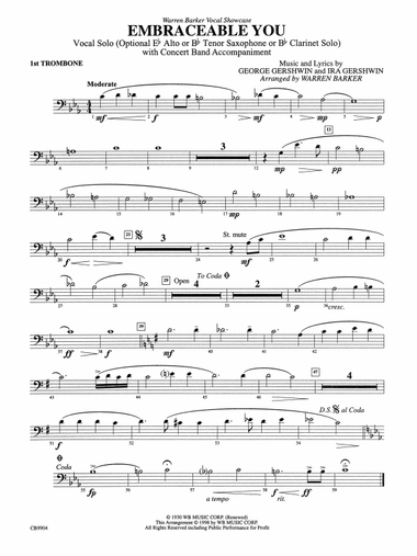 Embraceable You: 1st Trombone