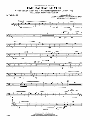 Embraceable You: 3rd Trombone