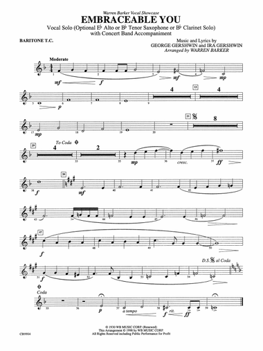 Embraceable You: Baritone T.C.