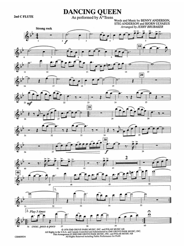 Dancing Queen: 2nd Flute