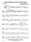 Happy Birthday Around the World: 3rd B-flat Clarinet