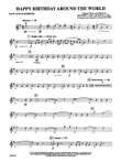 Happy Birthday Around the World: 2nd E-flat Alto Saxophone